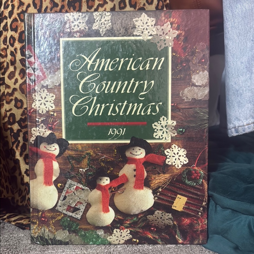 American Country Christmas 1991 Coffee Table Book